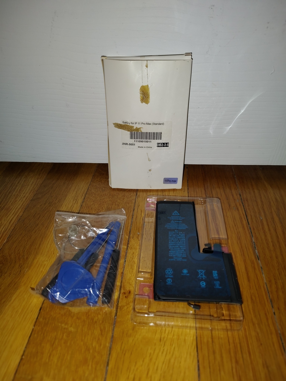 iPhone 11 Pro Max Replacement Battery Kit with Tools - New, Open Box